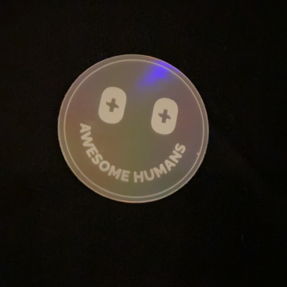 Figs Smile Face  AWESOME HUMANS Sticker - Picture 3 of 4